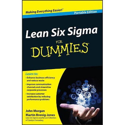 Lean Six Sigma For Dummies - by  John Morgan (Paperback)